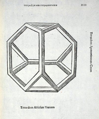 Tetraedron abscisum vacuum, Illustration aus 